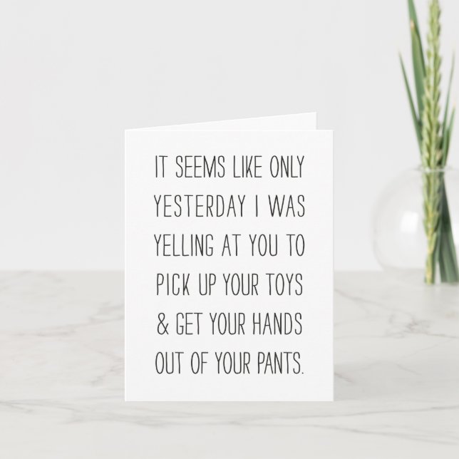 Cartão Crianças Engraçadas Feliz Aniversário Humor (Frente)