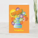 Cartão Crianças Feliz Aniversário - Palhaço Bonito<br><div class="desc">Kids Happy Birthday Card - Palhaço giro. ⭐ Este produto é 100% personalizável. Gráficos e/ou texto podem ser adicionados, excluídos, movidos, redimensionados, alterados, rodados etc... 99% dos meus designs na minha loja são feitos em camadas. Isso facilita o redimensionamento e a movimentação de gráficos e textos para que cada produto...</div>