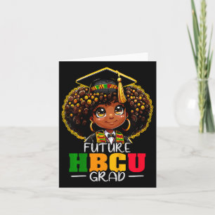 Cartão Crianças Futuro Formando Hbcu Depois do Mês da His
