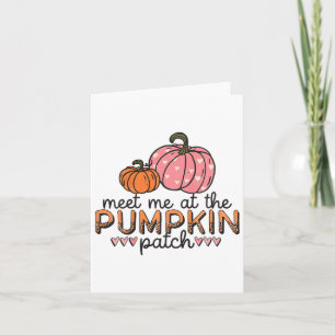 Cartão Crianças Me Encontram Na Pumpkin Patch Toddler Rap
