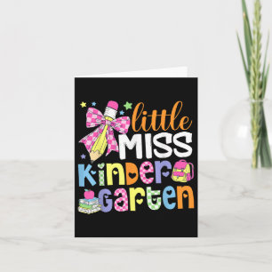 Cartão Crianças Menina Menina Menina Do Jardim De Infânci