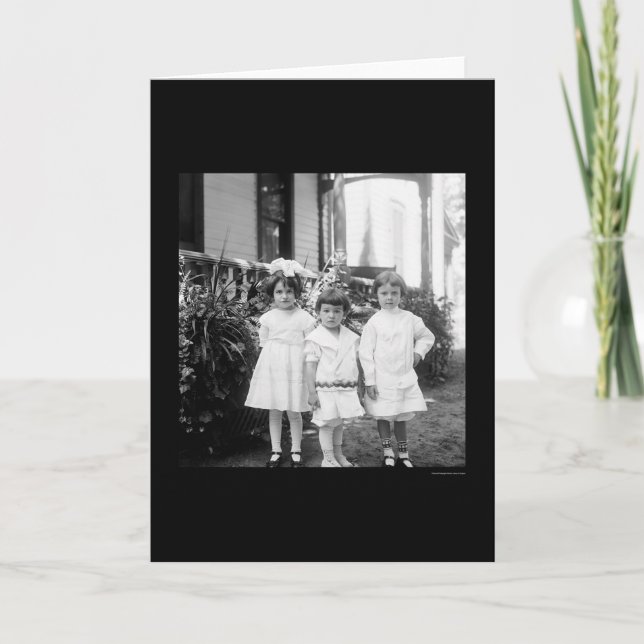 Cartão Crianças no domingo Melhor Dia, OH 1898 (Frente)