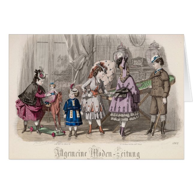 Cartão Crianças no jogo (Frente Horizontal)