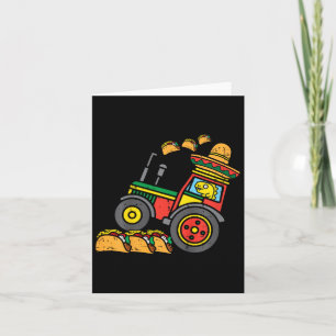 Cartão Crianças Trator Mexicano Agricultor Meninos Toddle
