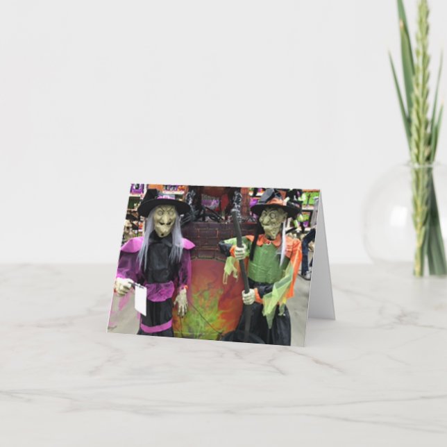 CARTÃO **CRIANDO ALGUNS DESEJOS PARA HALLOWEEN** (Frente)