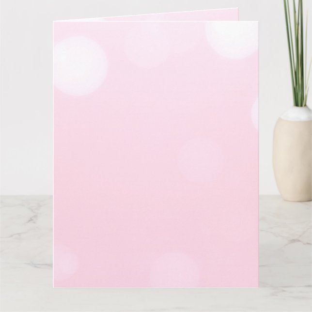 Cartão Criar uma caixa de Rosas claro personalizada (Frente)