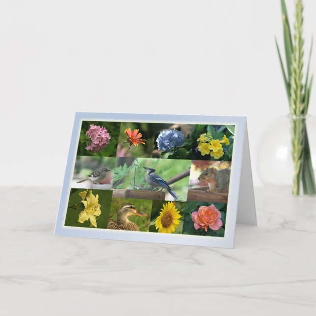 Cartão Criaturas e Colagem de Criação (Frente)