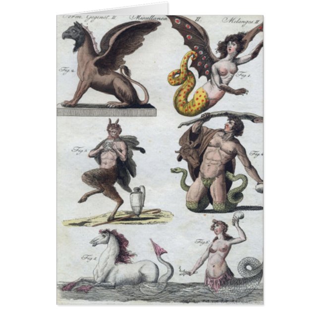 Cartão Criaturas Mythical (Frente)