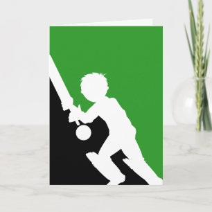 Cartão Cricket Batsman