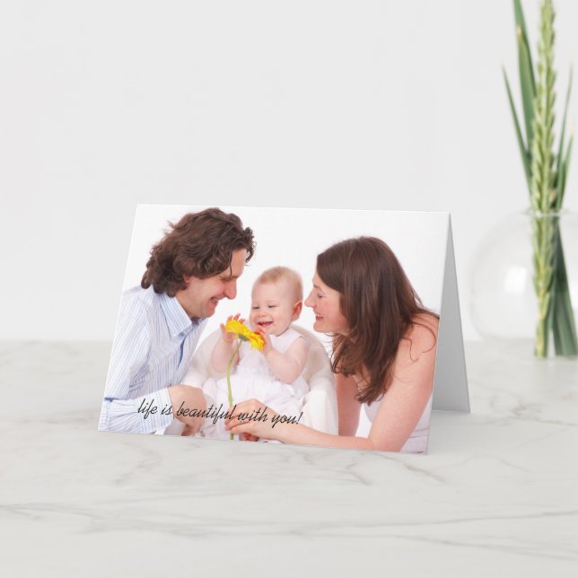 Cartão Crie a sua própria placa com texto (Frente)