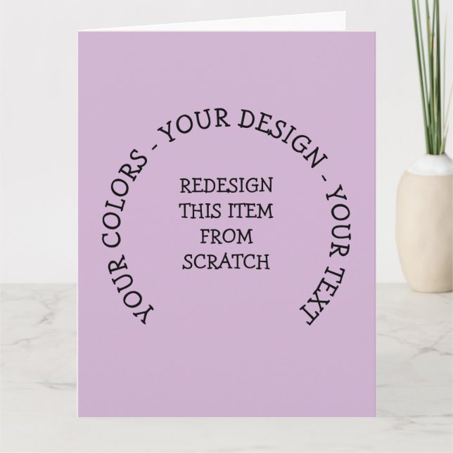 Cartão Crie o Seu Próprio (Frente)