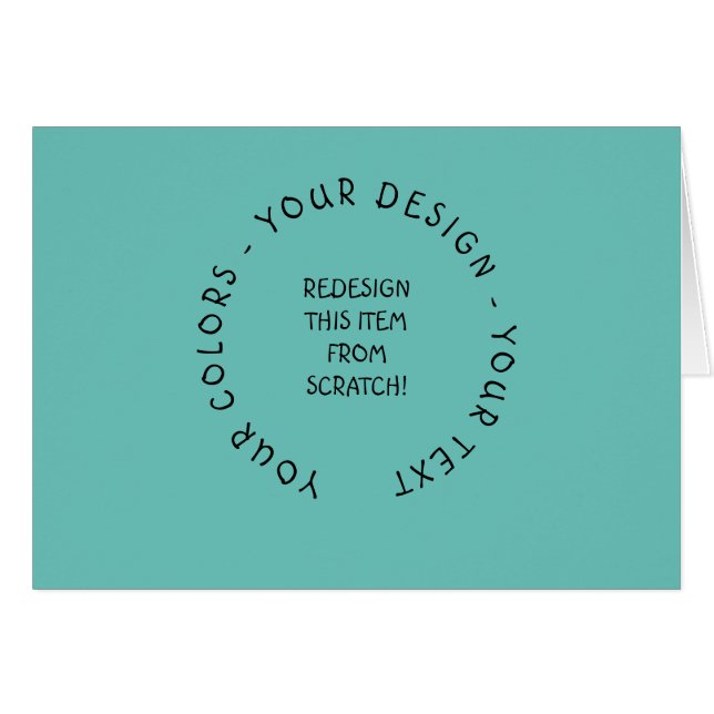 Cartão Crie seu (Frente Horizontal)