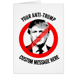 Cartão Crie seu próprio Anti-Trump