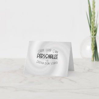 Cartão Crie seu próprio design personalizado