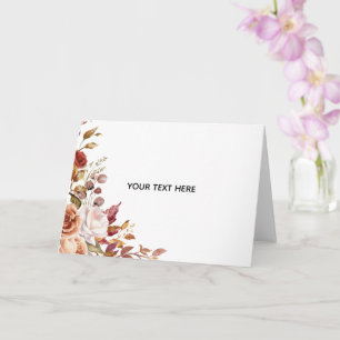 Cartão Crie Seu Próprio Floral