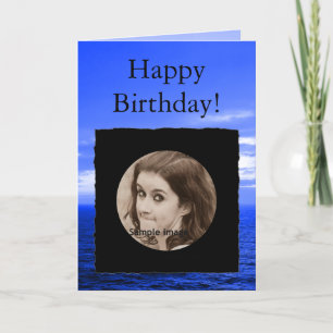 Cartão CRIE seu próprio Quadro de fotos personalizado