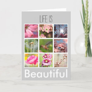 Cartão Crie sua própria colagem de fotos