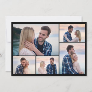 Cartão Crie sua própria colagem de fotos