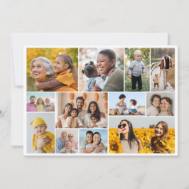 Cartão Crie Sua Própria Colagem De Fotos 12