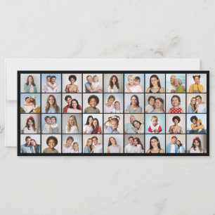 Cartão Crie Sua Própria Colagem De Fotos 36