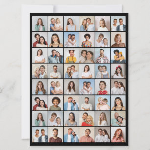 Cartão Crie Sua Própria Colagem De Fotos 48