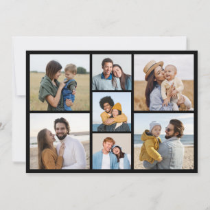 Cartão Crie sua própria colagem de fotos 7