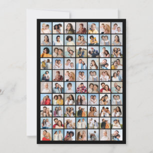 Cartão Crie sua própria colagem de fotos 70