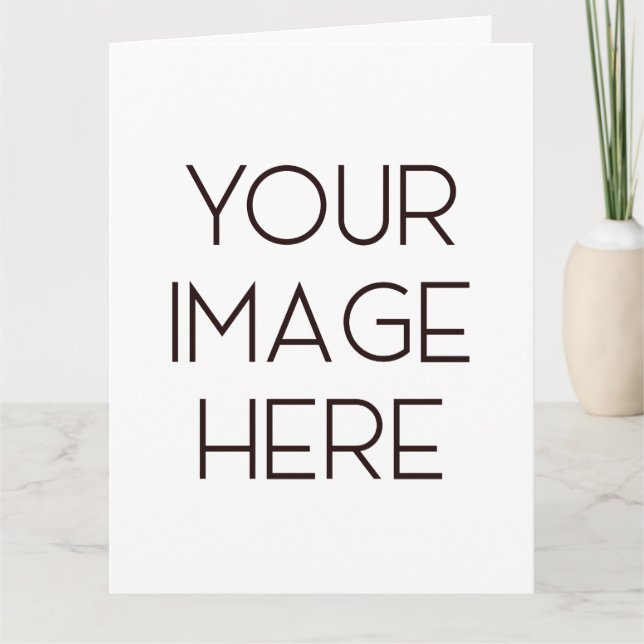 Cartão Crie Sua Própria Placa de Papel (Frente)