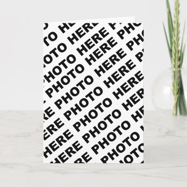 Cartão Crie sua própria placa vertical (Frente)