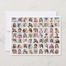 Cartão Crie Sua Própria Saudação De Colagem De Fotografia