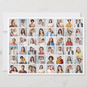 Cartão Crie Sua Própria Saudação De Colagem De Fotos 48