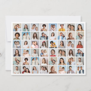 Cartão Crie Sua Própria Saudação De Colagem De Fotos 48