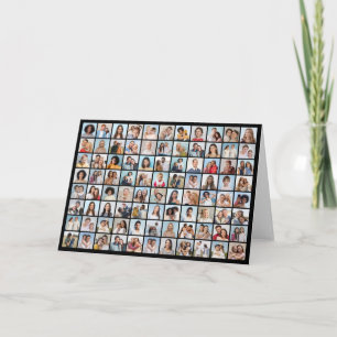 Cartão Crie Sua Própria Saudação De Colagem De Fotos 88