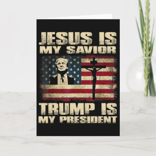 Cartão Criminoso Condenado Jesus é Meu Salvador Trump é M