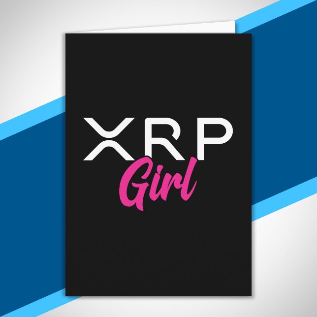 Cartão Criptomoeda XRP - Rapariga XRP - Moeda de Criptogr (Criador carregado)
