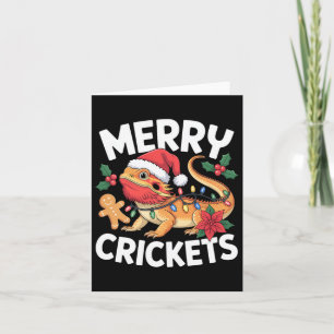 Cartão Críquete feliz! Dragão de Natal
