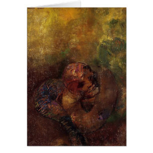Cartão Crisálida por Odilon Redon