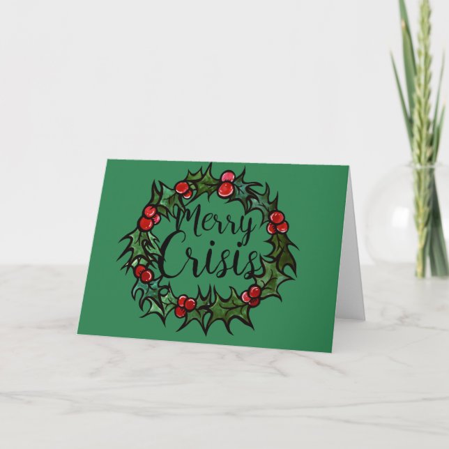 Cartão Crise de feliz (Frente)