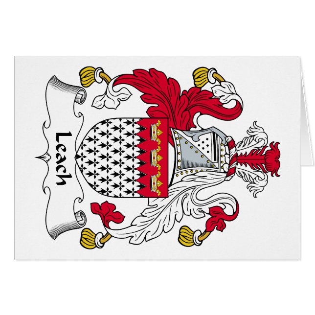 Cartão Crista da família da lixívia (Frente Horizontal)