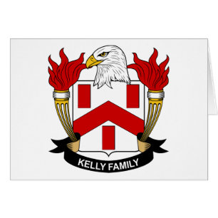 Cartão Crista da família de Kelly