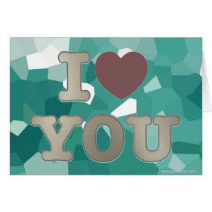 Cartão Cristais Azuis