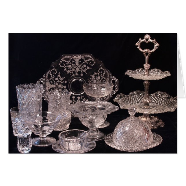 Cartão Cristal vitoriano (Frente Horizontal)