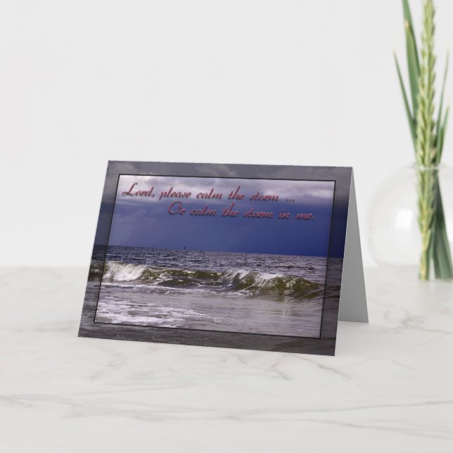 Cartão cristão da oração (Frente)