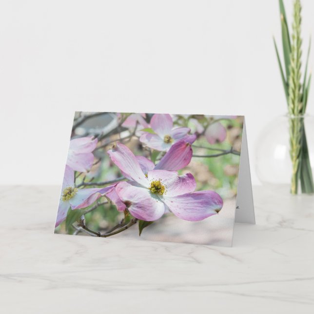 Cartão Cristão de Flores de Cachoeira Rosa (Frente)