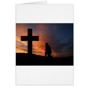 Cartão Cristianismo Fé Cruza Jesus Paz Destino do Amor