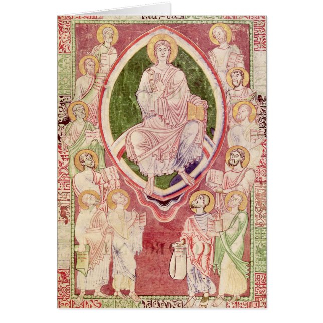 Cartão Cristo com os doze profetas menores (Frente)