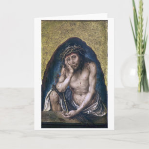 Cartão Cristo como o Homem das Dores Albrecht Dürer