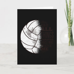 Cartão Cristo de vôlei