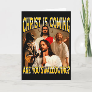 Cartão Cristo Está Chegando Prepare Seu Coração Retro Hom