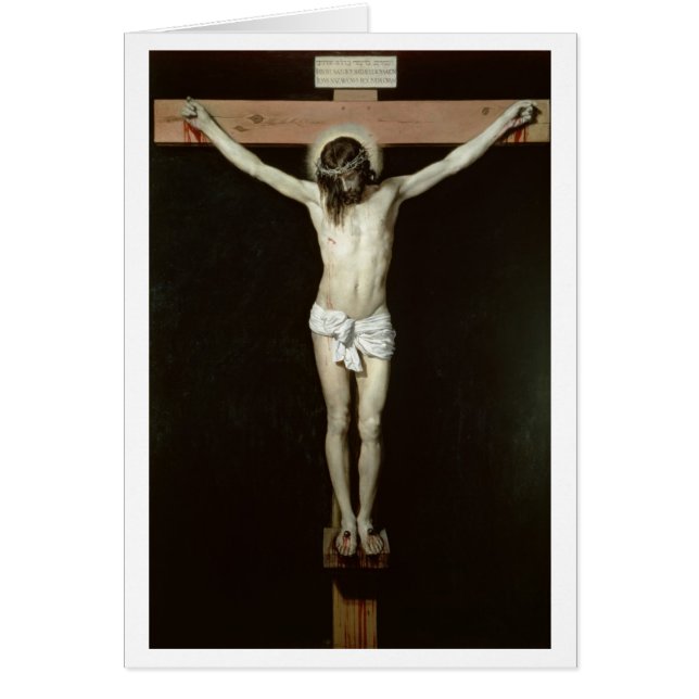 Cartão Cristo na Cruz, c.1630 (Frente)